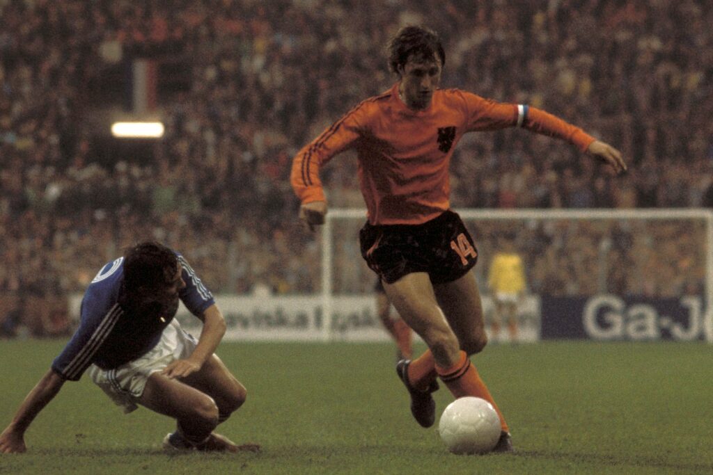 Johan Cruyff captain 1973 World Cup