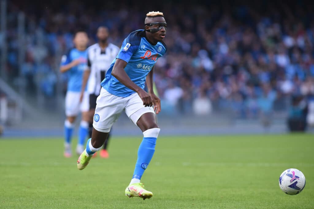 Victor Osimhen of SSC Napoli during the Serie A match