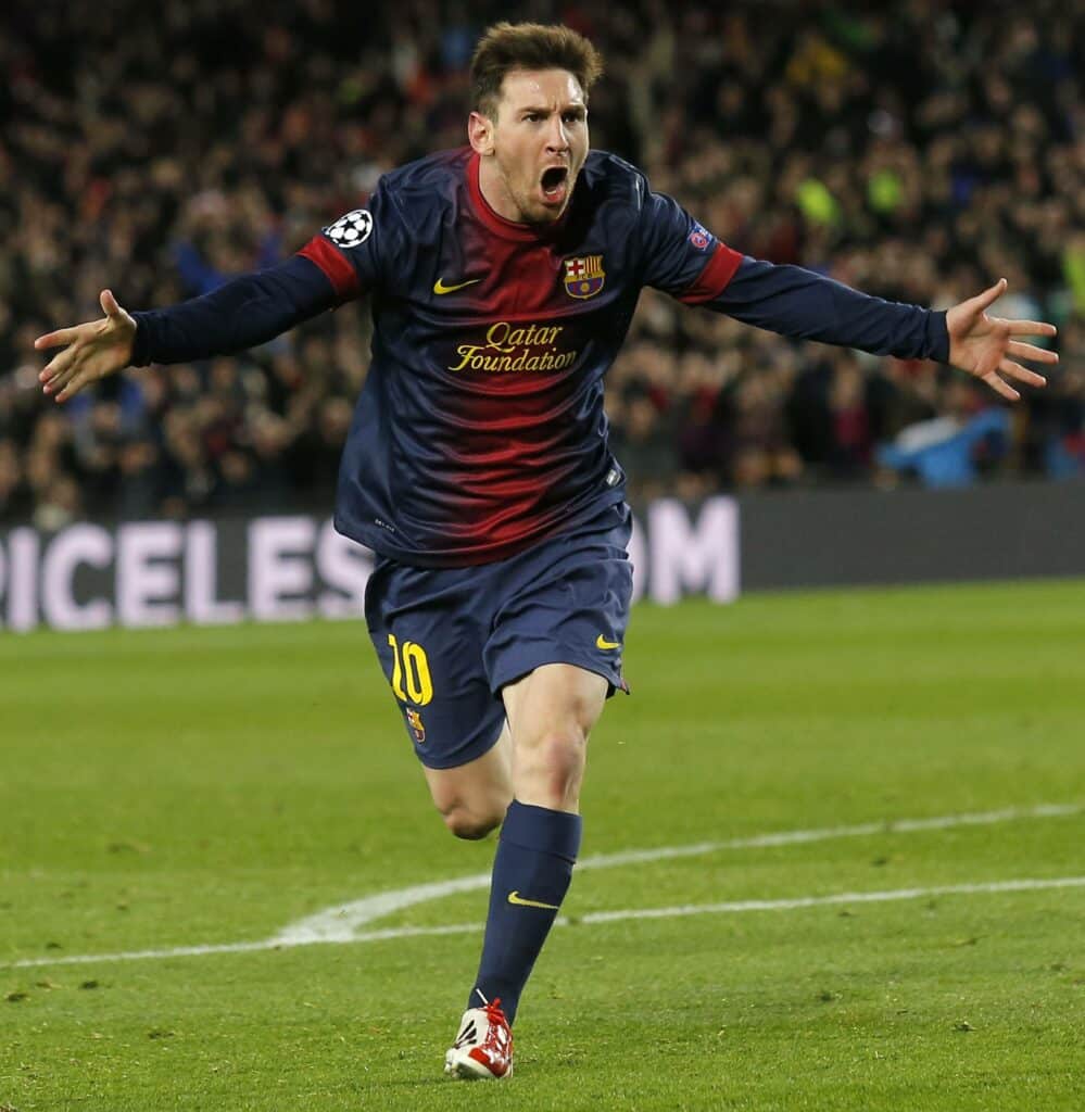 Messi 2012 Goal Celebration