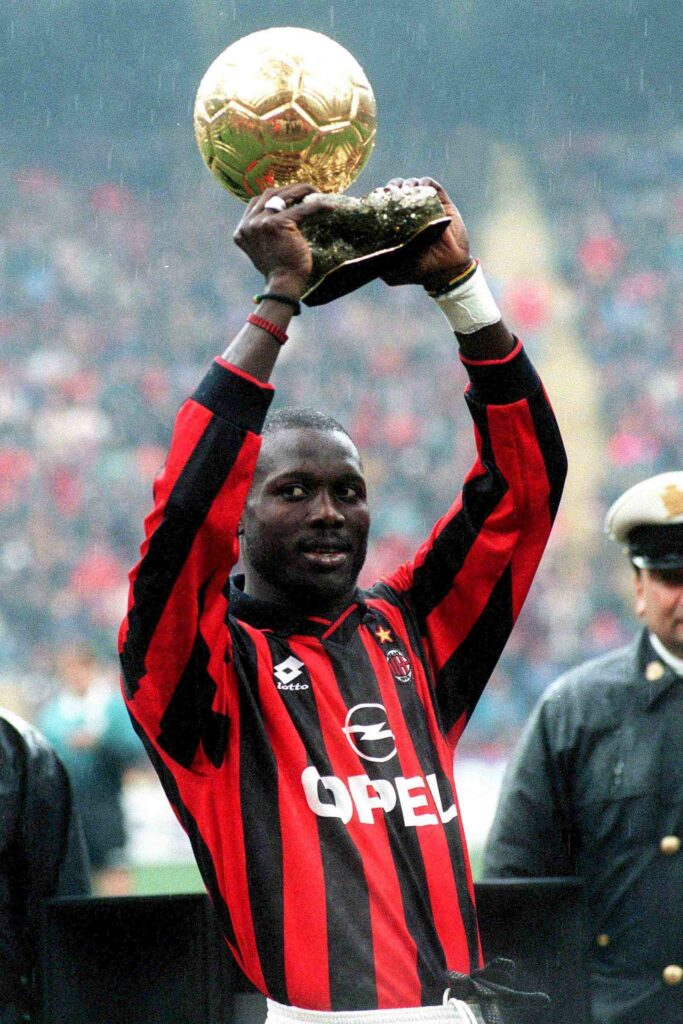 George Weah- the first only African to win the Ballon d'Or award