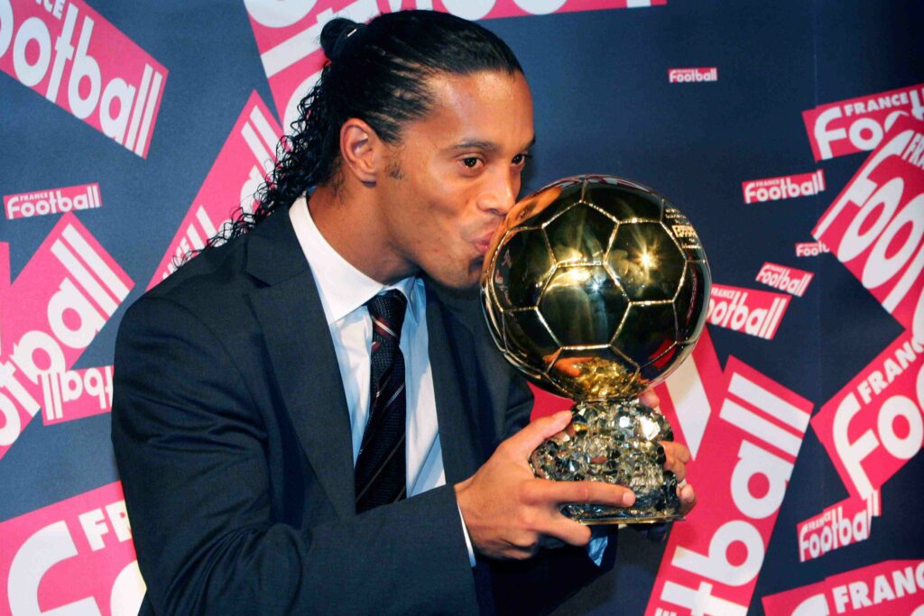 Ronaldinho Ballon d'Or winner of 2005